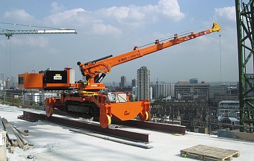 Подъем груза мини-краном