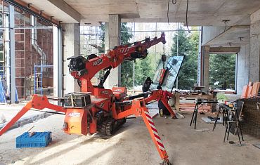 Мини-краны с вакуумными захватами - сфера применения